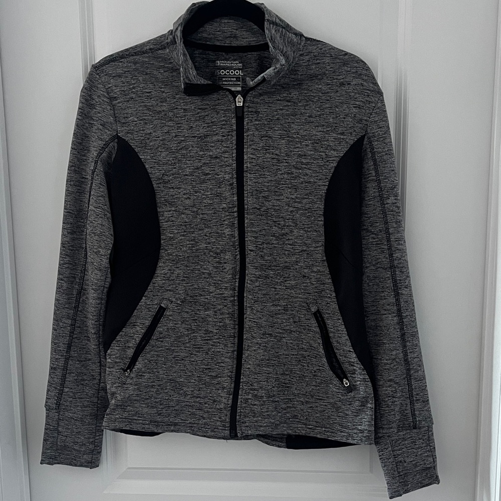 Mountain Warehouse Iso-Cool Women's Gray and Black Zip Up